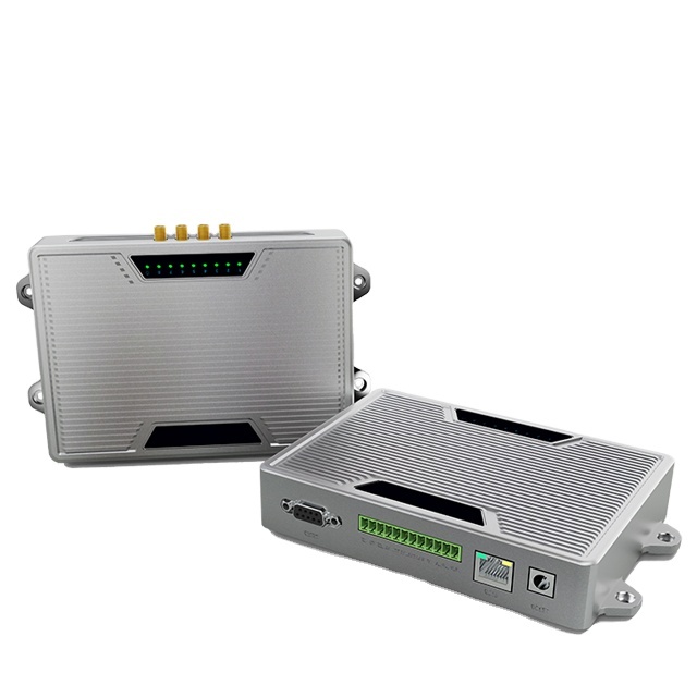 High Performance UHF RFID Fixed Reader 4-port Impinj Rain E710  Fast Speed Long Distance RFID Reader for Warehouse Management