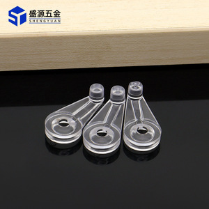 Shengyuan <b>Mirror</b> Clips Transparent White <b>Plastic</b> Self Adhesive Frameless Glass Fasteners For Bath <b>Mirrors</b> - Product Image 2