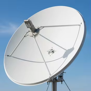 Antenne parabolique professionnelle en bande C de 2,4 m à montage au sol, signal clair et performances stables pour regarder la télévision en extérieur - Product Image 1