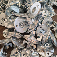 Écrou à oreilles forgé en acier de 120 mm pour tirant de coffrage mural