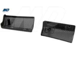 Console centrale en fibre de carbone et contour d'aération (3 pièces) (armure toile) pour Ferrari 2011 2013-458 Italia et Spider - Product Image 5