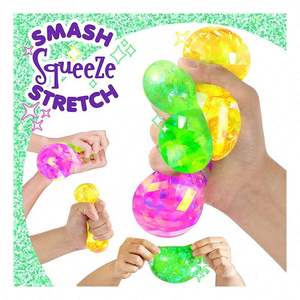 Wholesale Squishy Toys Custom for Sensory Play Stress Relief Squishy <b>Ball</b> with Spikes Sensory Squishy Toy Panda - Product Image 4