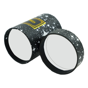 Boîtes à fleurs en <span class=keywords><strong>tube</strong></span> de papier de <span class=keywords><strong>carton</strong></span> rond noir de luxe personnalisé Boîte d'emballage cadeau cylindrique pour fleurs - Product Image 4