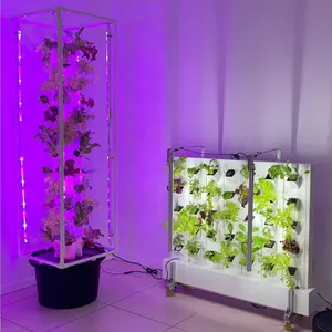 Nhà kính dọc tháp canh tác tháp aeroponic vườn dọc hệ thống thủy canh tháp thủy canh