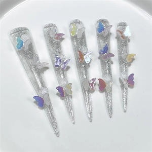 <span class=keywords><strong>Ongles</strong></span> à presser 3D faits main de haute <span class=keywords><strong>qualité</strong></span>, longs, forme cercueil, carrés, stiletto, mignons, <span class=keywords><strong>faux</strong></span> <span class=keywords><strong>ongles</strong></span> en acrylique, 10 pièces - Product Image 6