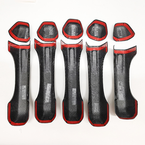 HH 2022 <span class=keywords><strong>Wrangler</strong></span> JK JL <span class=keywords><strong>YJ</strong></span> Modèle 4x4 Accessoires Décoratifs Tout-Terrain Couvre-Poignées de Porte de Luxe en Fibre de Carbone Toray 3k Facile à Installer - Product Image 6