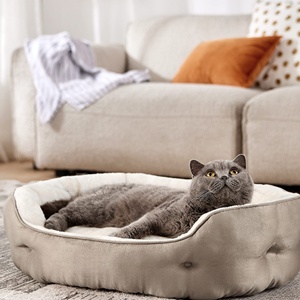 Lit pour chien et chat en peluche de luxe, design tendance, imperméable, chaud et de haute qualité, vente chaude d'hiver - Product Image 6