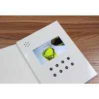 Nouveauté : brochure vidéo multifonctionnelle avec écran LCD de 7 pouces, contrôle magnétique, batterie au lithium, marque blanche, cadeau