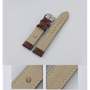Cinturino <span class=keywords><strong>per</strong></span> <span class=keywords><strong>Orologio</strong></span> in Vera Pelle Accessori di Alta Qualità <span class=keywords><strong>Cintura</strong></span> Marrone Nero 10 12 14 16 18 20 22 24mm Cinturini in Pelle Viola Verde - Product Image 4