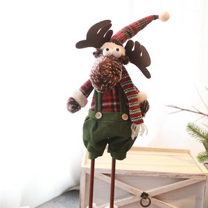 Muñeco de Reno Navideño con Patas Móviles, Decoración para Escaparates Navideños y Regalos, Figura Decorativa para Decoraciones Festivas - Product Image 6