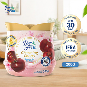 Fragancia elegante y seductora Encantadora cereza 200g ambientador de gel para su hogar o automóvil - Product Image 1