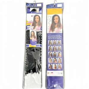 <span class=keywords><strong>Cabello</strong></span> <span class=keywords><strong>de</strong></span> ganchillo sintético para trenzar, onda <span class=keywords><strong>de</strong></span> agua, 22 pulgadas, ignífugo, trama única, para crear Passion Twists - Product Image 1