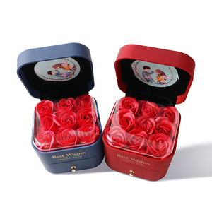 New Thương Mại Nhựa Rõ Ràng Nắp Hiển Thị Trong Suốt Bản Lề Pe Phim Màng Hộp Đồ Trang Sức - Product Image 6