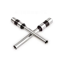 Fraise à rainurer à tige droite de 8 mm en acier rapide personnalisable, affûtage rapide, support OEM, fraise creuse