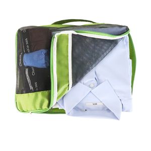 Juego de 4 Cubos de Embalaje Impermeables y Expandibles, Ligeros, Duraderos, Lavables, de Poliéster, Organizador de Ropa - Product Image 1