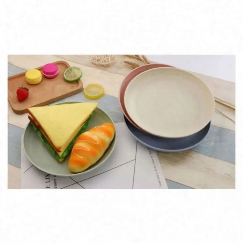 Set piatti in Silicone cucchiaio di carta per bambini stoviglie e forchetta da pranzo piatti da regalo in ceramica pasta per Pizza bagassa usa e getta