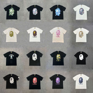 T-shirt da Uomo di Alta Qualità, Nuovo Stile, Firmata, alla Moda, con Stampa Trendy, Vestibilità Ampia, Casual Sportiva - Product Image 3
