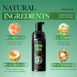 Espuma Limpiadora <span class=keywords><strong>a</strong></span> <span class=keywords><strong>Base</strong></span> <span class=keywords><strong>de</strong></span> <span class=keywords><strong>Agua</strong></span> para el Cuidado del Tatuaje, Hidratante y Suave para Todo Tipo <span class=keywords><strong>de</strong></span> Piel - Product Image 3