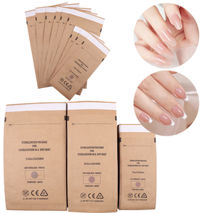 100 sacs kraft pour manucure, sacs de rangement jetables pour nail art, outils pratiques de manucure pour salon et usage quotidien - Product Image 5