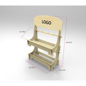 3Esse Srl EBB112 Scaffali Espositivi in Legno per Bancone - Product Image 1