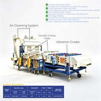 Machine de nettoyage de graines de haricots, capacité 20 T/h, trieuse de graines mobile et réglable, nettoyeur de grains haute précision
