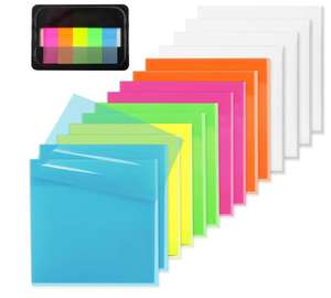 Auto-adhésif translucide clair voir à travers les notes autocollantes pour planificateur bureau école collège enseignant étudiant fournitures - Product Image 1