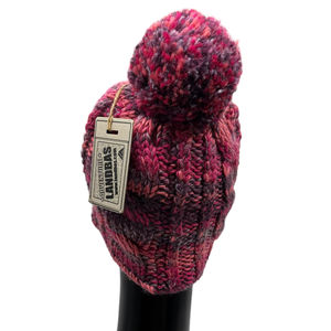 Gorro de Punto Liso con Patrón de Cable para Adultos, Garantía de Calidad LANDBAS, 75% Acrílico, 25% Lana, Unisex, 56-58CM, con Orejeras - Product Image 1