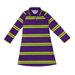 Chic Styles and Comfort in purple and gold casual dress for Trendy Women