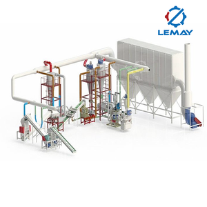 Horno de carbonización de batería de litio residual y horno de pirólisis, 150 kg/H, línea de producción de reciclaje de protección ambiental - Product Image 3