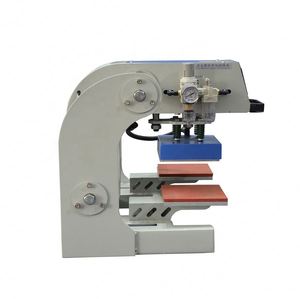 Máquina de prensa de calor neumática automática Yunqingtech de fábrica, pequeña, 15x15cm, doble estación para transferencia de logotipos - Product Image 4