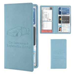 Organizador de Documentos para Auto en Oferta, Fácil Acceso, Protege Documentos, Regalo para Hombres y Mujeres, Porta Tarjetas de Registro y Seguro de Auto - Product Image 1