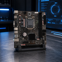 Carte mère PCWINMAX H61 MATX LGA1155 DDR3 16 Go PCIe 3.0, pièces d'ordinateur en stock pour PC de bureau, OEM ODM, commande en gros