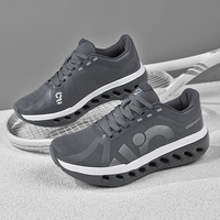 Chaussures de course respirantes pour hommes, baskets de sport athlétiques antidérapantes à absorption des chocs pour la marche et l'entraînement en plein air