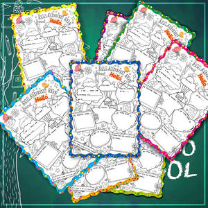 Çocuklar çocuk çizim ve boyama kağıt sınıf aktivite posterler için özel boyama posteri - Product Image 3