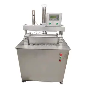 Máquina de prensado automático de carne de cordero, máquina de corte de ladrillo de carne