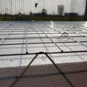 Welded <b>Wire</b> <b>Mesh</b> Panel with Black Steel Frame for Building Protection and Construction Use - Product Image 4