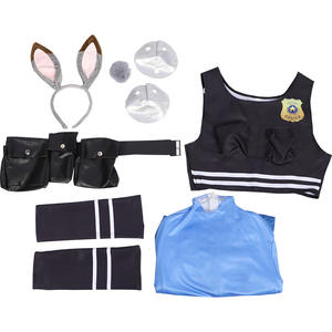 Costumes de jeu de rôle pour enfants Crazy Animal City - Vêtements pour enfants Nick le Renard, tenue de <span class=keywords><strong>police</strong></span> Judy <span class=keywords><strong>la</strong></span> Lapin - Product Image 4