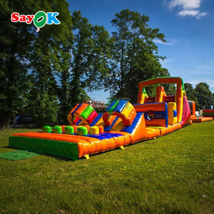 Sayok, la carrera de obstáculos inflable más grande, carrera de obstáculos inflable para niños, relé de carrera de obstáculos inflable - Product Image 2