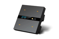 Commutateur intelligent à 4 touches de contrôle de scène britannique 4 pouces Nom du commutateur pouvant être modifié ZIBGEE Tuya Zigbee Télécommande Produits pour la maison intelligente