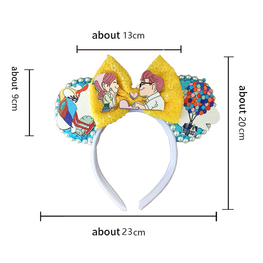 2025 Newest Cartoon Mouse Ears Headband Party Cosplay Mouse Hairband Women Festival Headwear Kid Hair Accessories