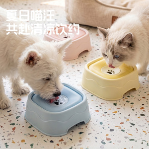 Distributeur d'eau automatique pour chats et chiens, matériau PP, aucune installation requise, fontaine à boire pour animaux de compagnie - Product Image 1