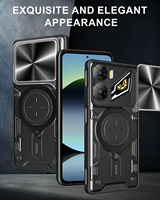 Coque antichoc PC+TPU avec anneau de support 360 et design blindé pour Z70 RedMagic Series NEO 2 Blade V70