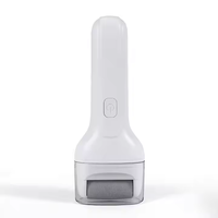 Lime à pieds électrique rechargeable USB portable, étanche, pour éliminer les callosités, kit de pédicure, protection contre la pression à 2 vitesses