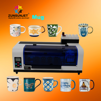 Desktop A3/A4 Eco-Solvent A3 Etiketten-Sublimationsdrucker, die auf 13-Zoll-Sublimationspapier drucken