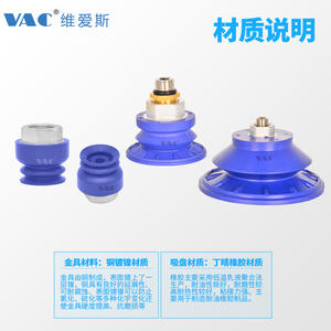 Ventouse à vide à double couche de type accordéon antidérapante à dents internes et externes SAB-22/30/40/50~125MM pour l'agriculture - Product Image 3