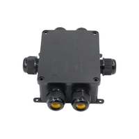 Boîte de jonction pour connecteur de câble étanche extérieur 3 4 5 6 7 voies FSH716 Boîtier étanche Boxfang IP68 avec connecteur de presse-étoupe
