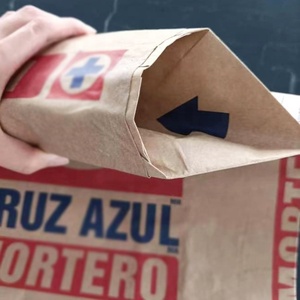 2024 Trung Quốc nhà sản xuất 50kg 25kg khối Dưới van nâu trắng kraft giấy nhiều lớp túi 90gms 2ply xi măng Túi - Product Image 1