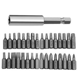 Set di punte per cacciavite <span class=keywords><strong>a</strong></span> <span class=keywords><strong>stella</strong></span> con supporto di prolunga magnetica da 33 pezzi - Product Image 2