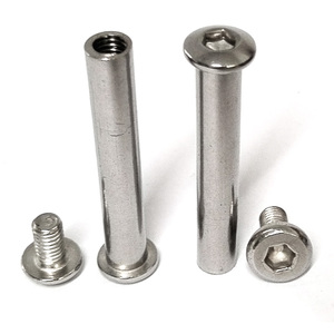 I produttori di <span class=keywords><strong>bulloni</strong></span> hanno personalizzato OEM/ODM in acciaio inossidabile a testa piatta rilegatura bullone sessuale Phillips lungo maschio femmina viti Chicago - Product Image 6