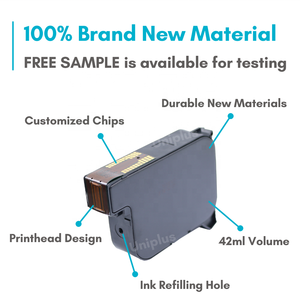 Uniplus เครื่องพิมพ์แบบพกพา Tij 2.5,ตลับหมึกสำหรับเคลือบ PE PVC PP บอปป์ LDPE เคลือบเงาโฟม ABS - Product Image 5